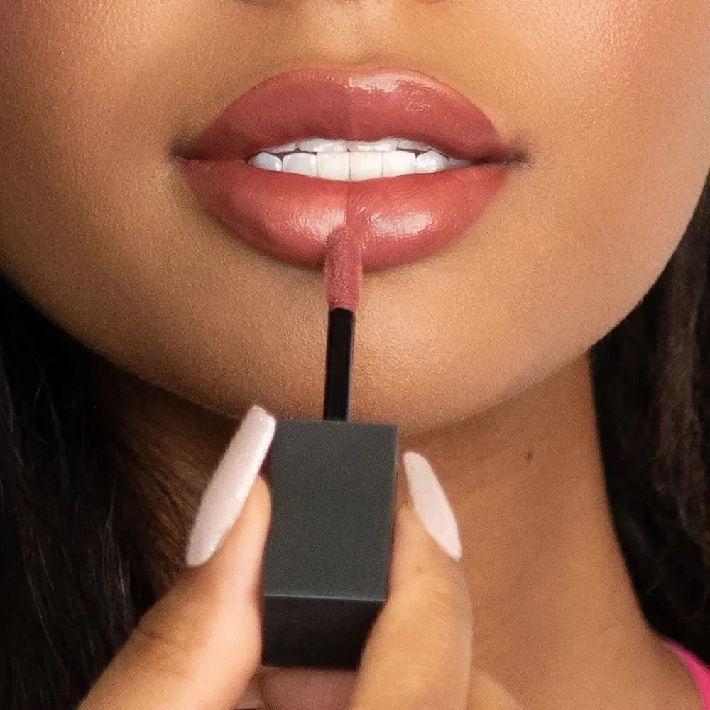 Defiance Beauty Clear Lip Gloss Luminous Liquid Neutral Pink Undertone - Warrior